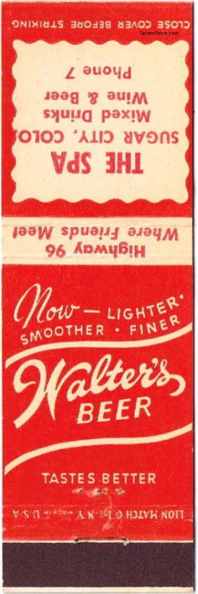 Walter's Pilsener Beer