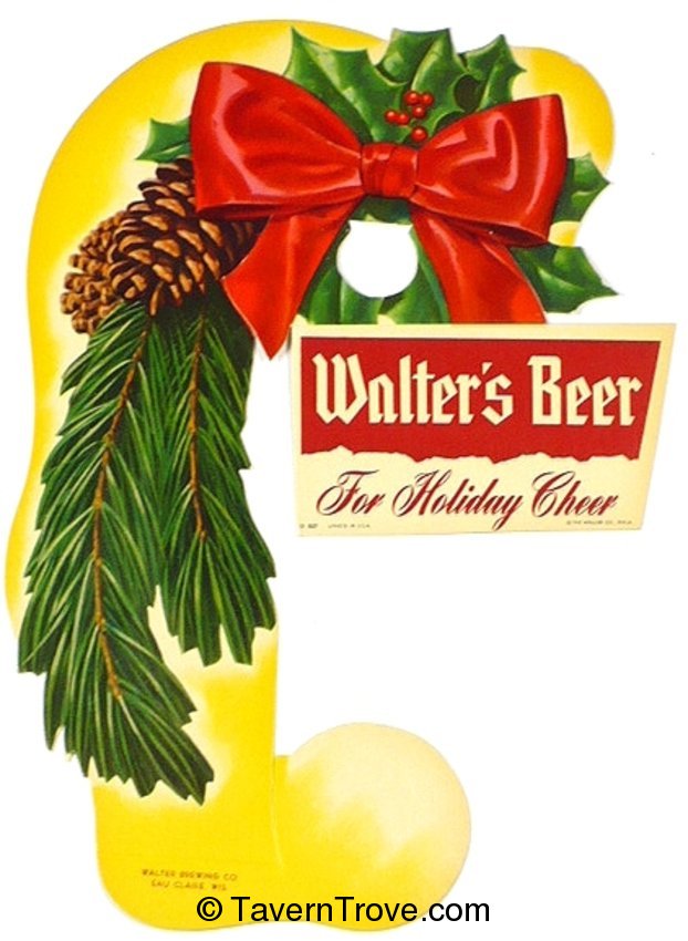 Walter's Beer Christmas Bottle Topper