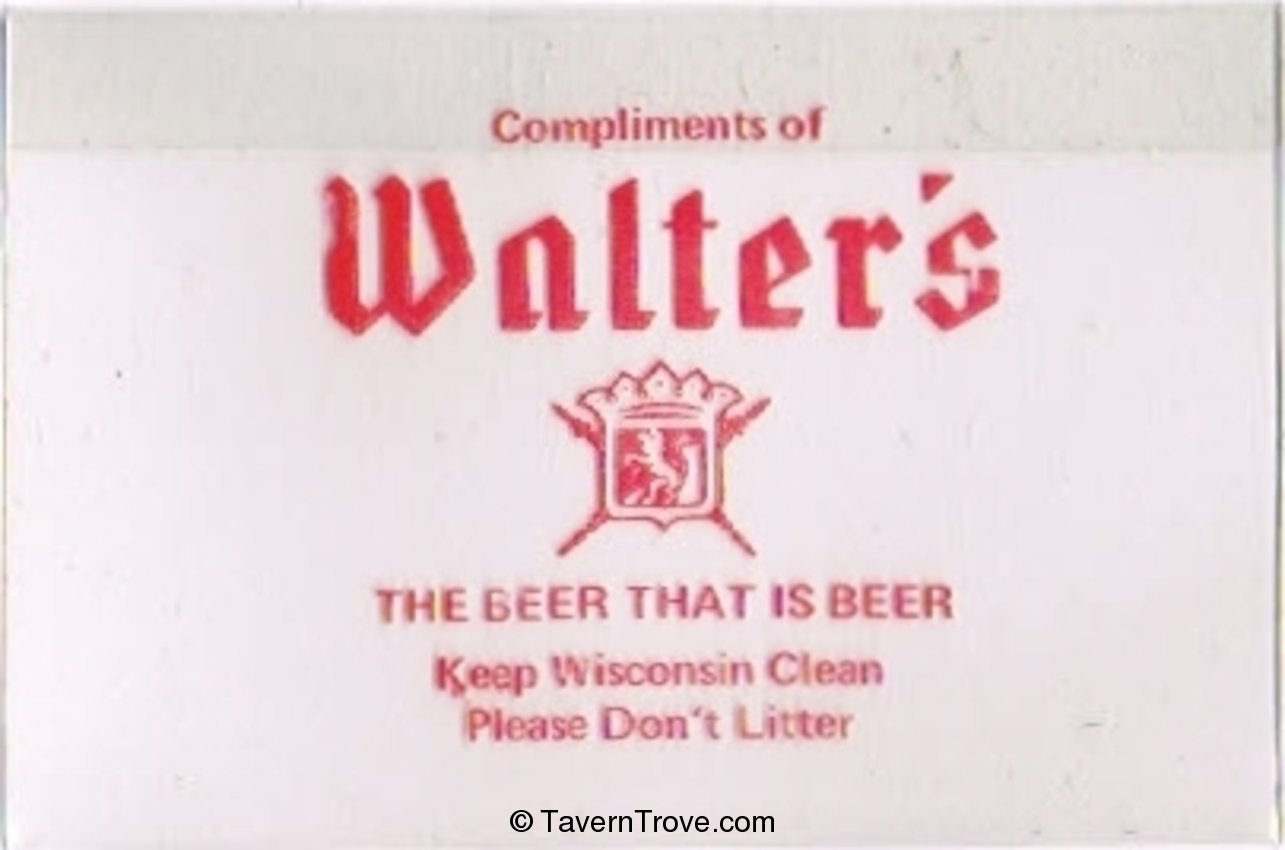 Walter's Beer Name Tag