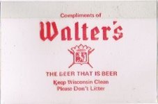 Walter's Beer Name Tag