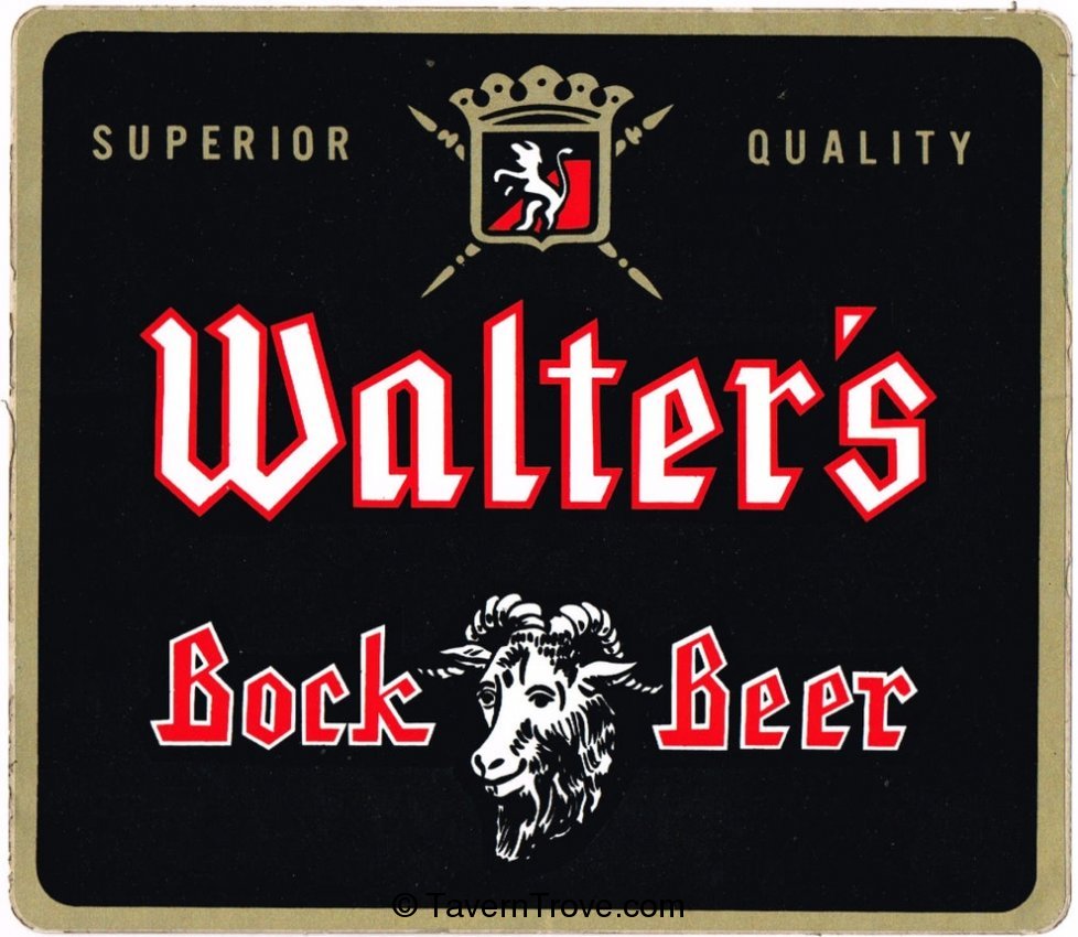 Walter's Bock Beer Decal