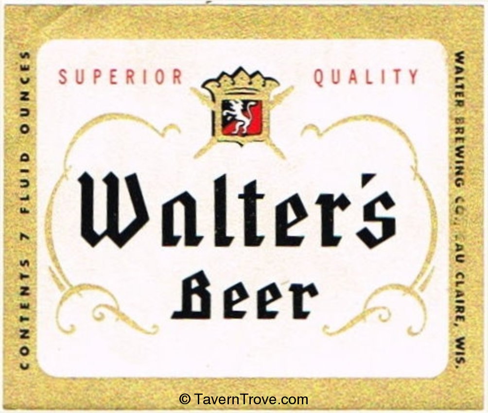 Walter's Pilsener Beer
