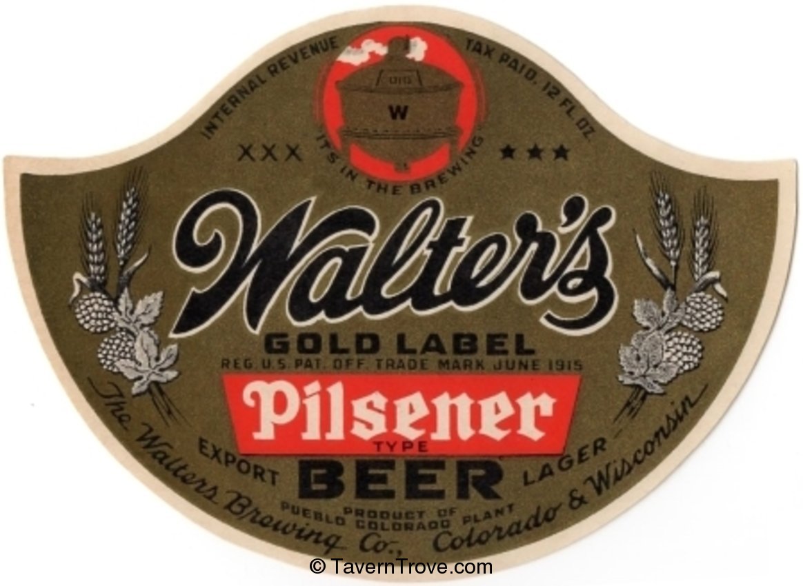 Walter's Pilsener Beer