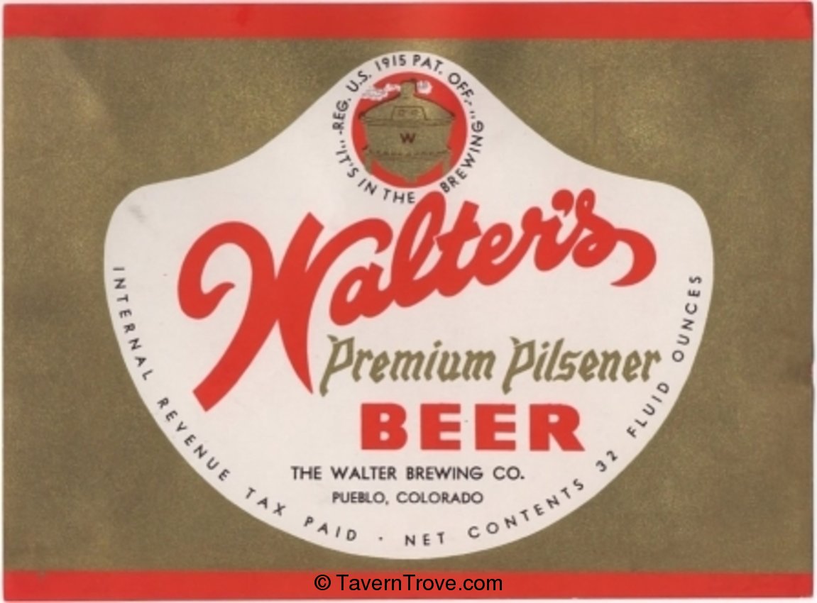 Walter's Premium Pilsener Beer 