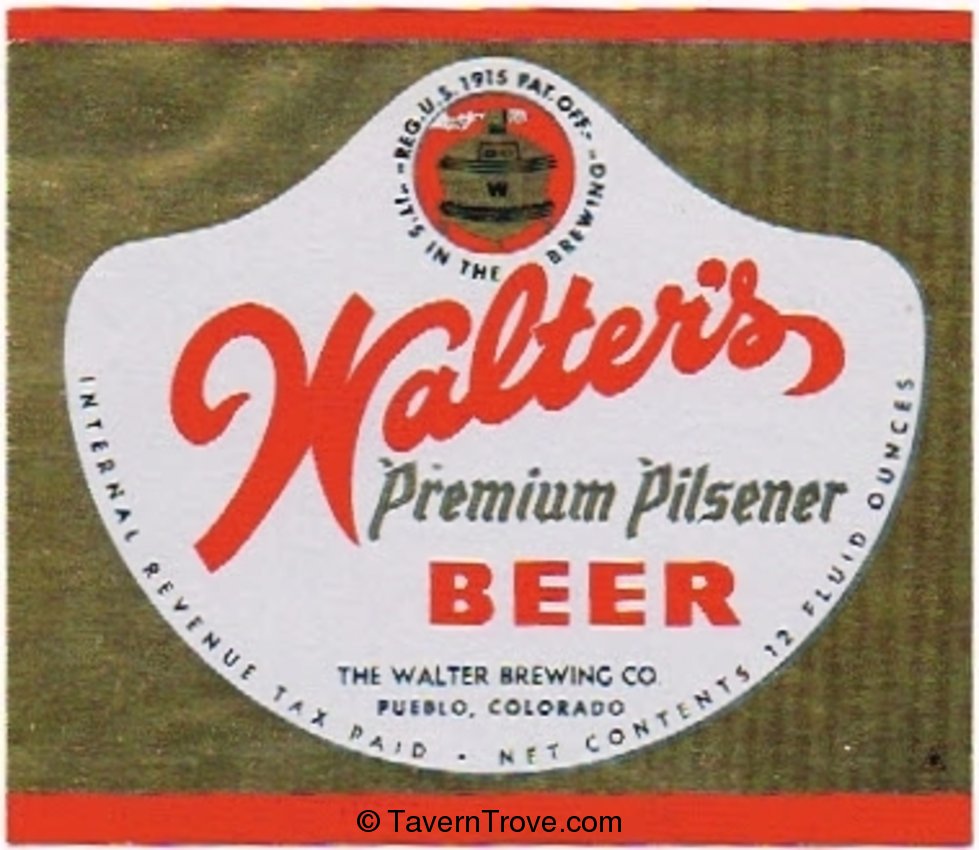 Walter's Premium Pilsener Beer 