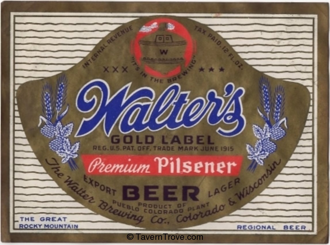 Walter's Premium Pilsener Beer