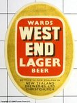 Ward's West End Lager Beer