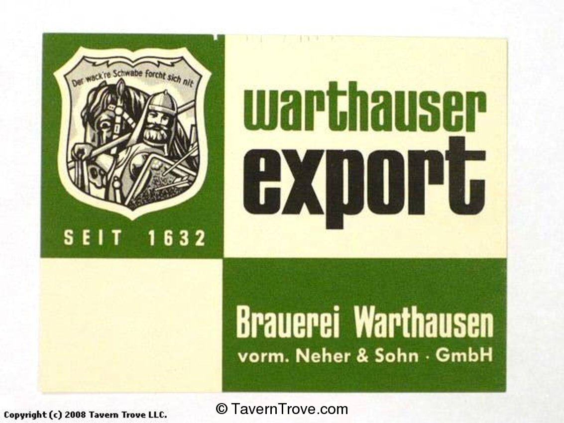 Warthauser Export