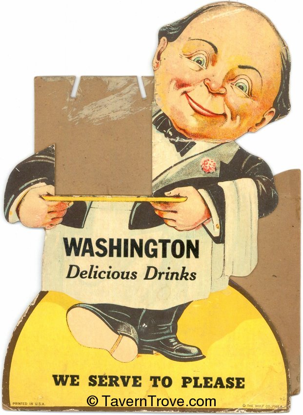 Washington Delicious Drinks Cardboard Bottle Display