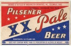 Washington's XX Pale Pilsener Beer