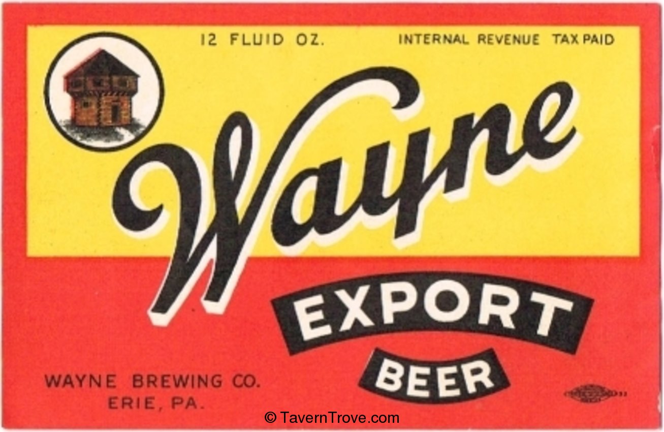 Wayne Export Beer