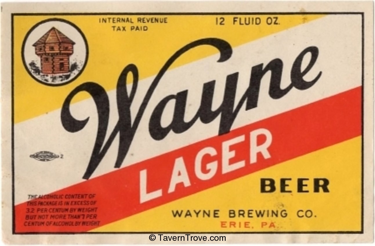 Wayne Lager Beer 