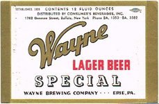 Wayne Lager Beer