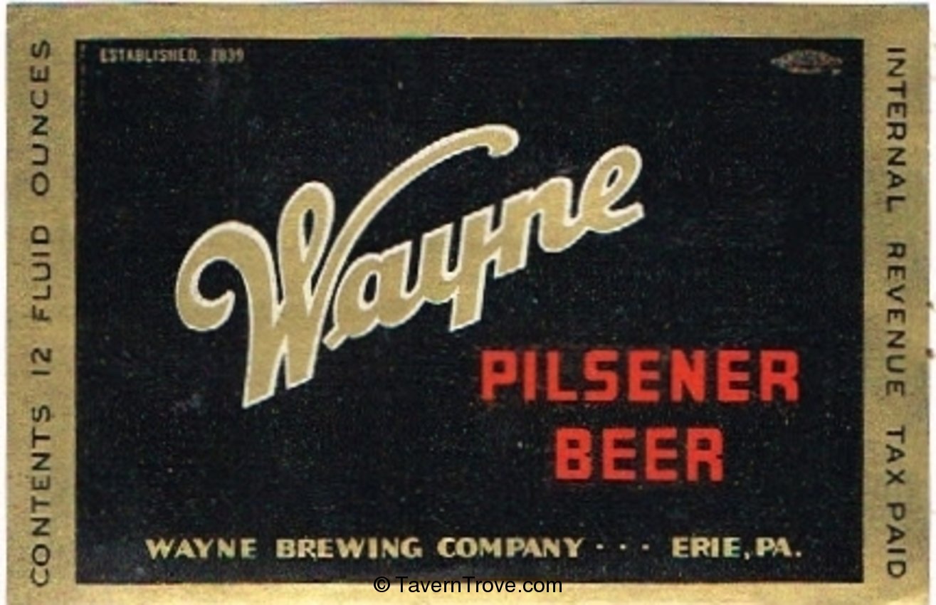 Wayne Pilsener Beer 