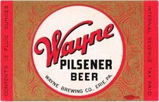 Wayne Pilsener Beer 