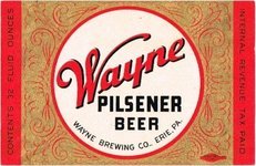 Wayne Pilsener Beer 