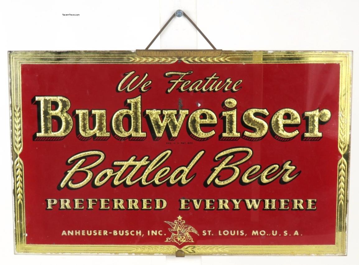 We Feature Budweiser Bottled Beer