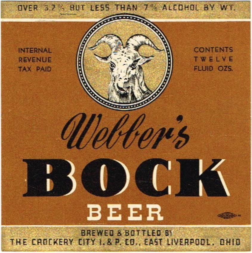 Webber's Bock Beer
