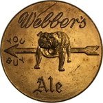 Webber's Ale/Old Lager Beer Spinner