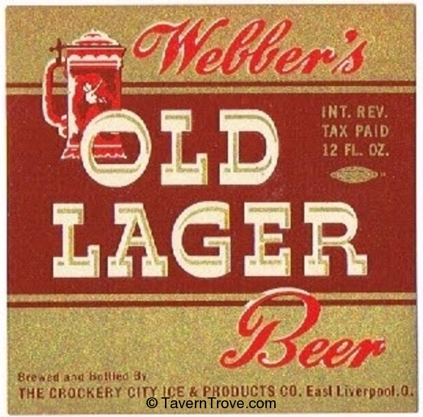 Webber's Old Lager Beer