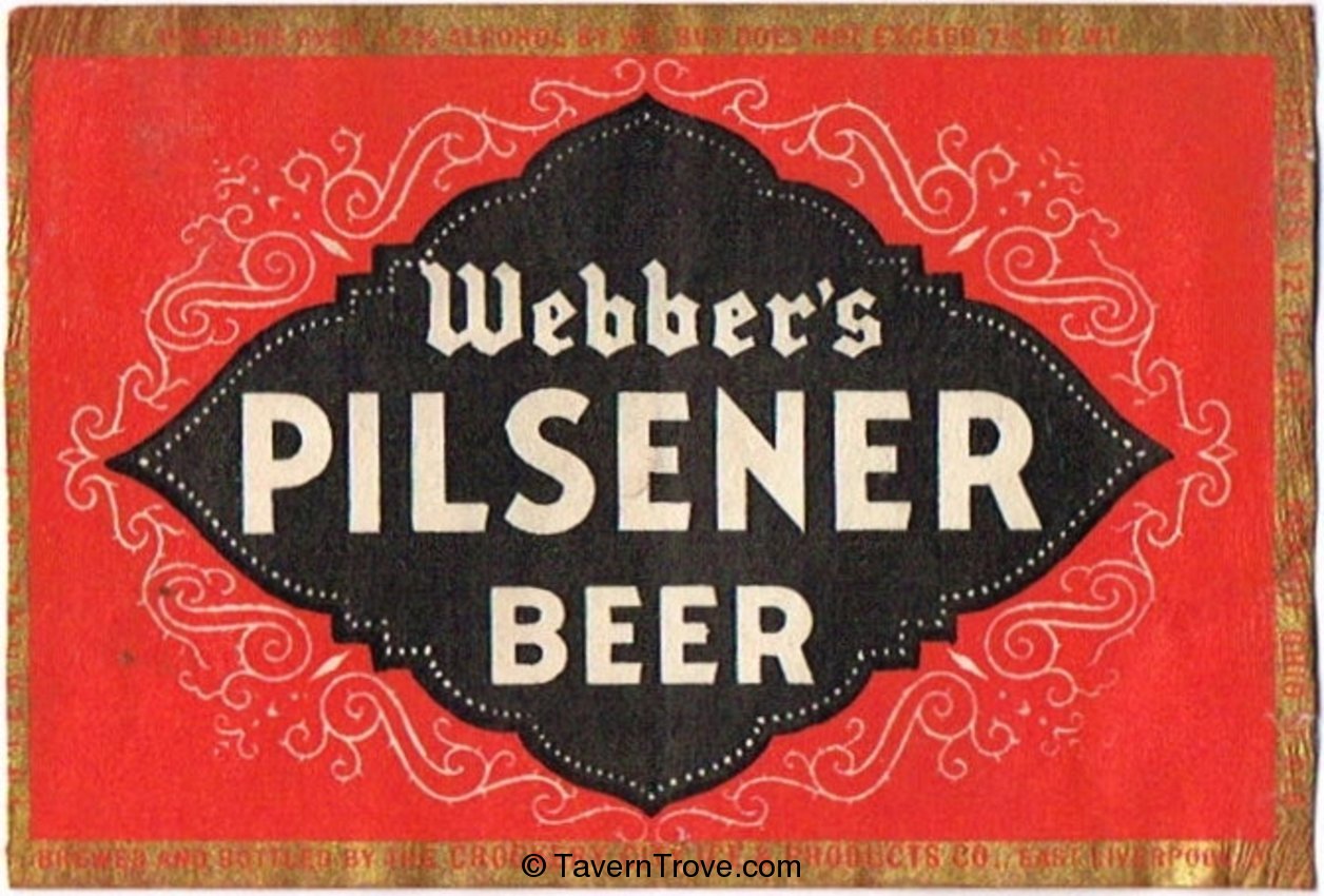 Webber's Pilsener  Beer