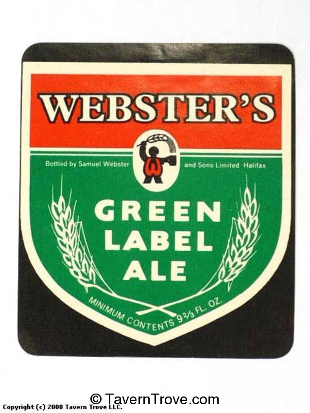 Webster's Green Label Ale