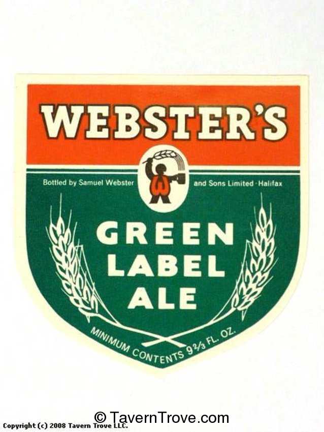 Webster's Green Label Ale