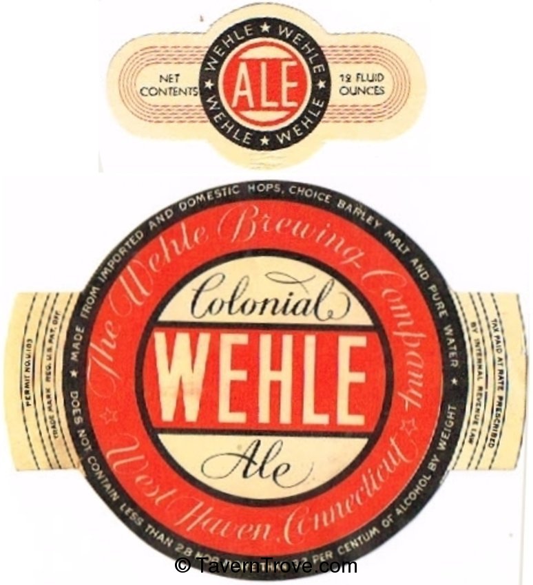 Wehle Colonial Ale