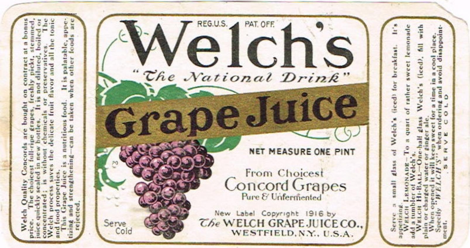 Welch's Grape Juice Westfield New York