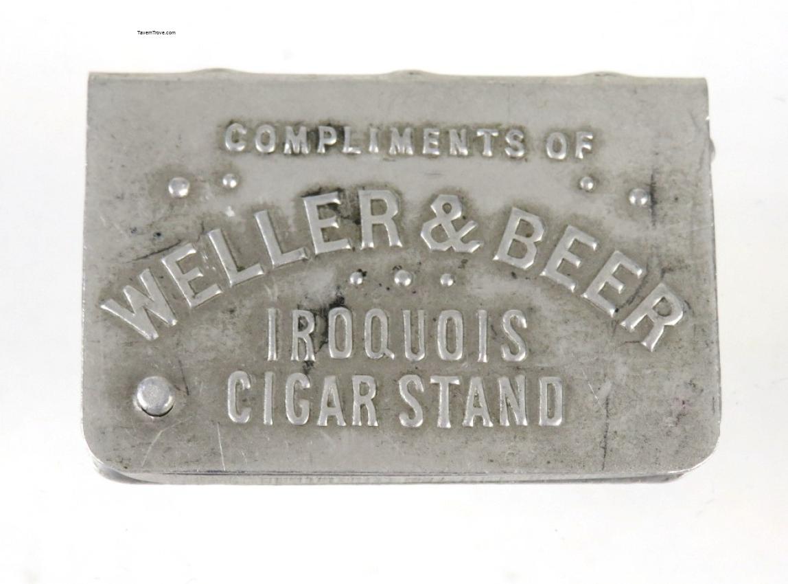 Iroquois Cigar Stand, Weller & Beer Cigar Cutter Buffalo New York