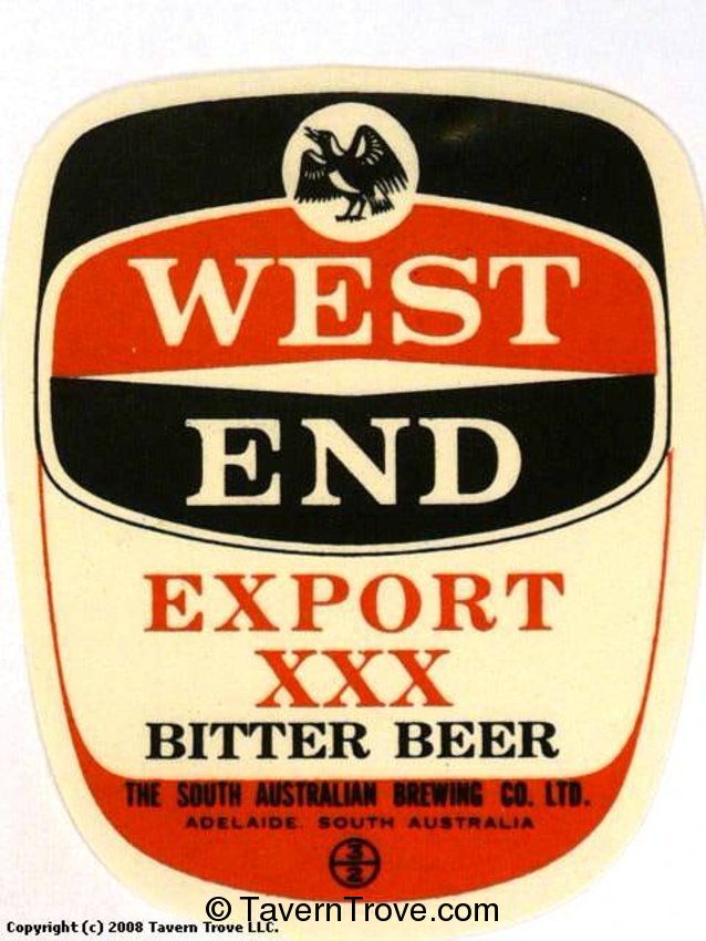 West End Export Bitter Beer