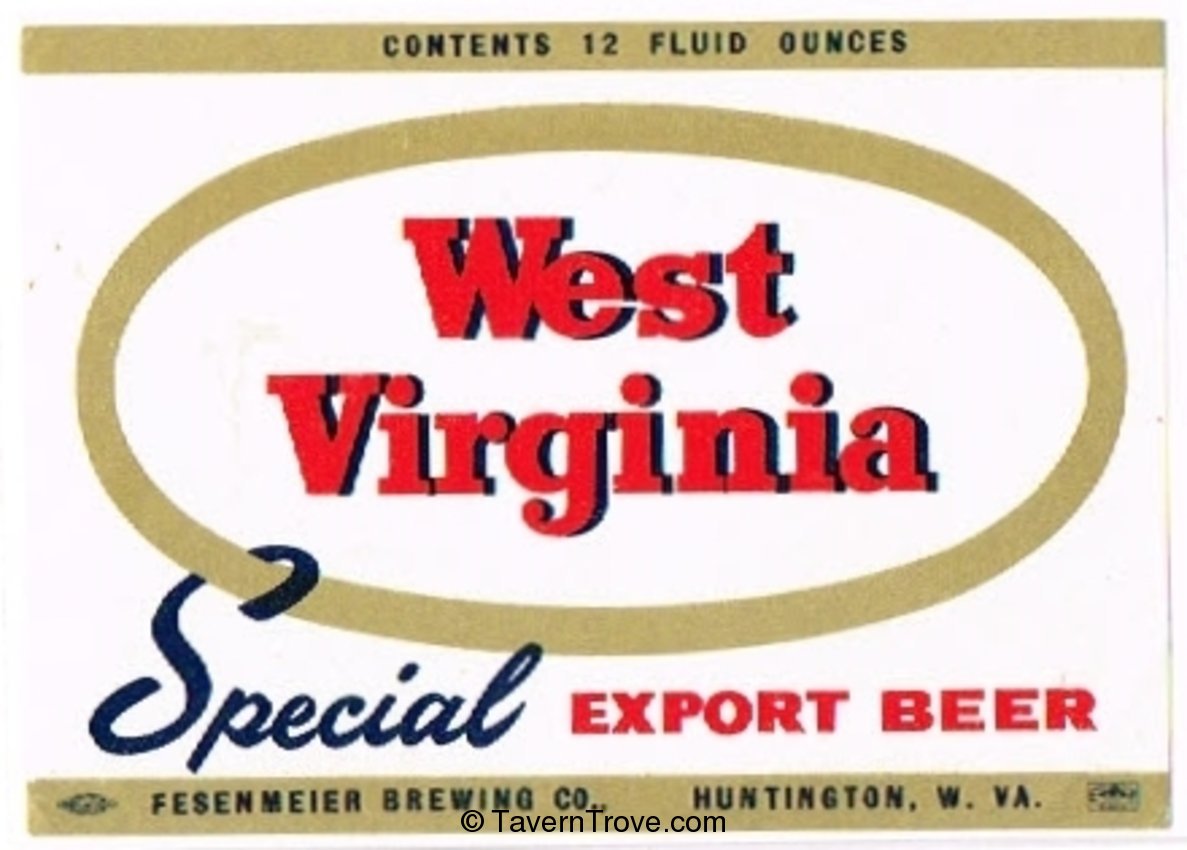 West Virginia Special Export  Beer