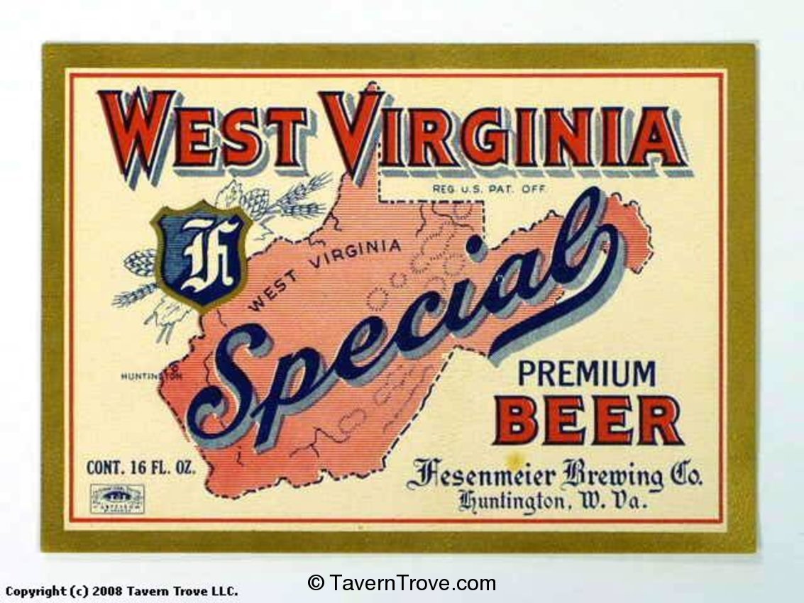 West Virginia Special Export Beer