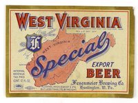 West Virginia Special Export Beer
