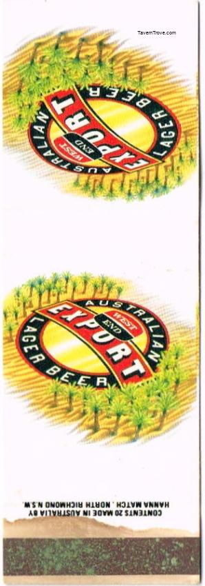 West End Export Lager Beer