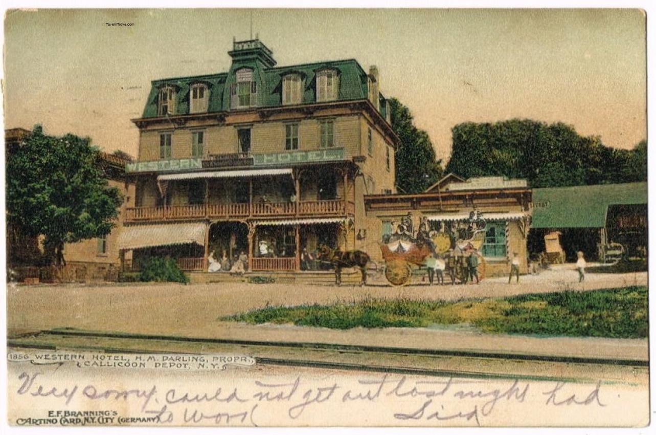 Schaefer Beer Sign at Western Hotel Callicoon Depot