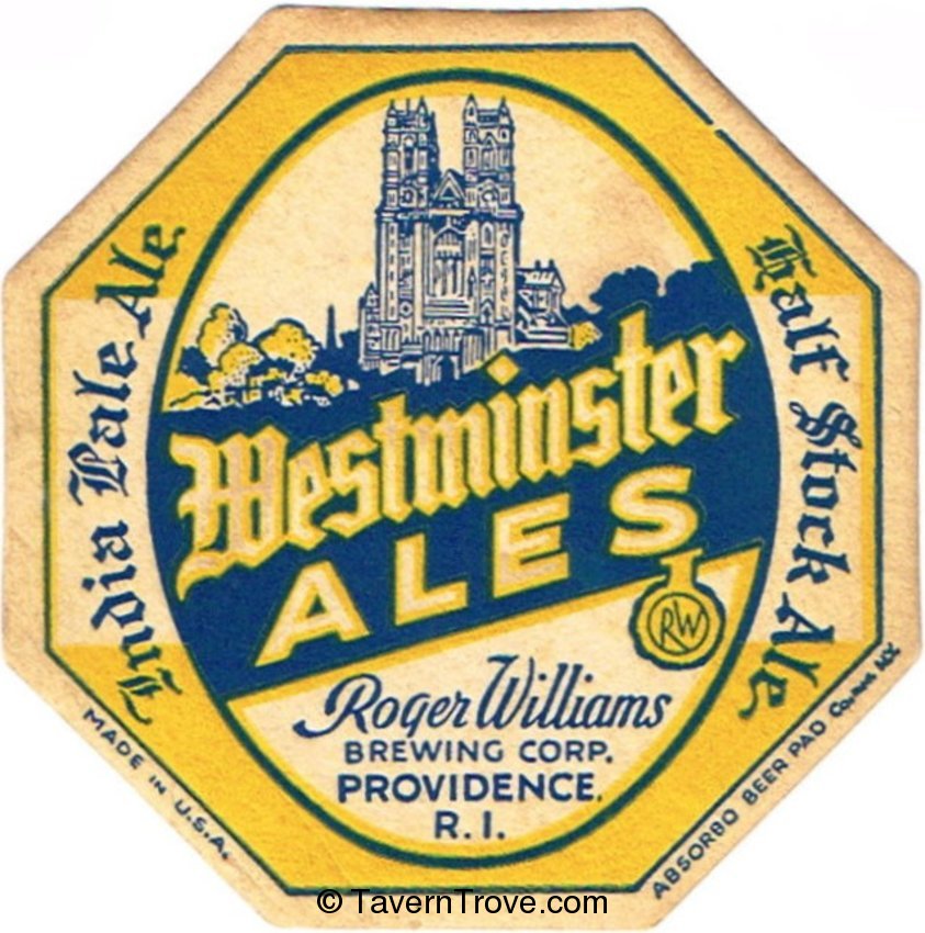 Westminster India Pale Ale & Half Stock Ale
