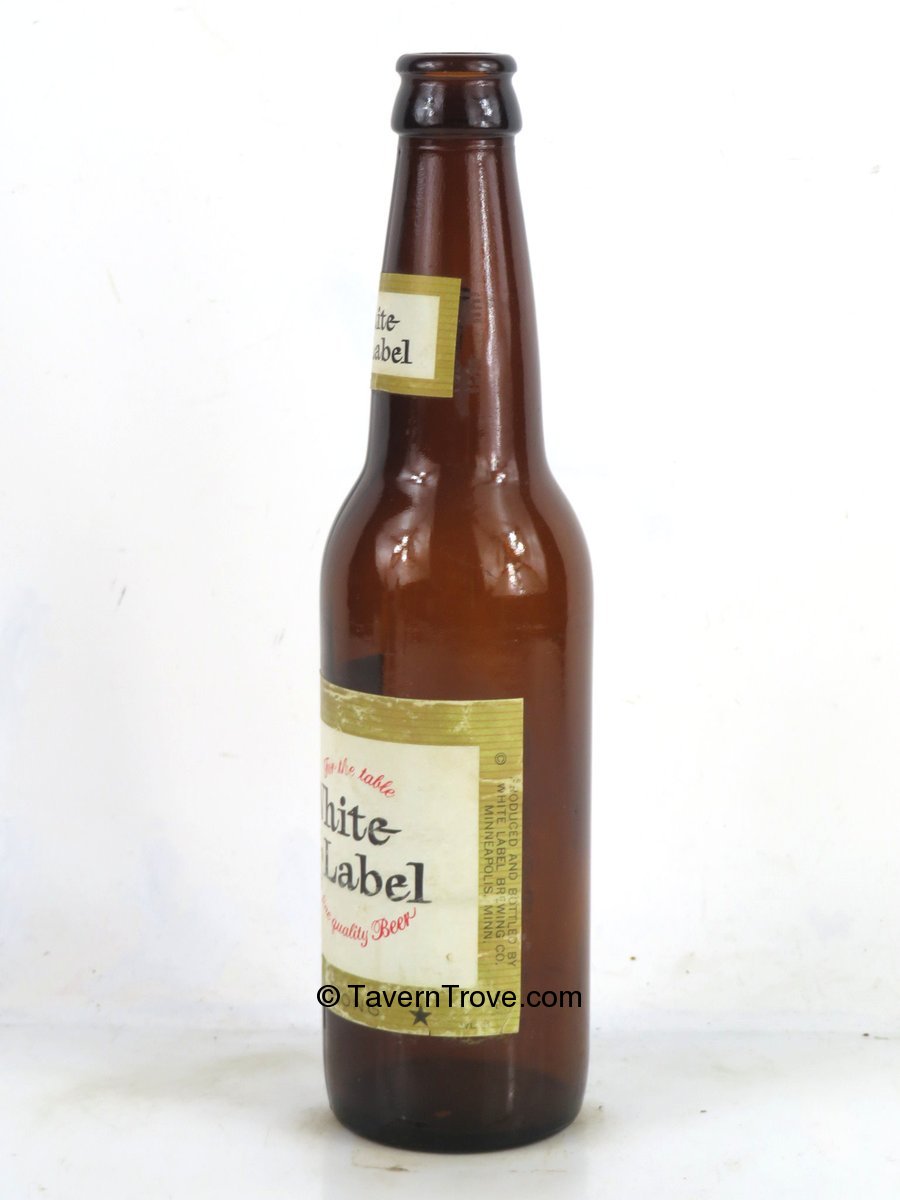 Item 34441 1972 White Label Beer Bottle