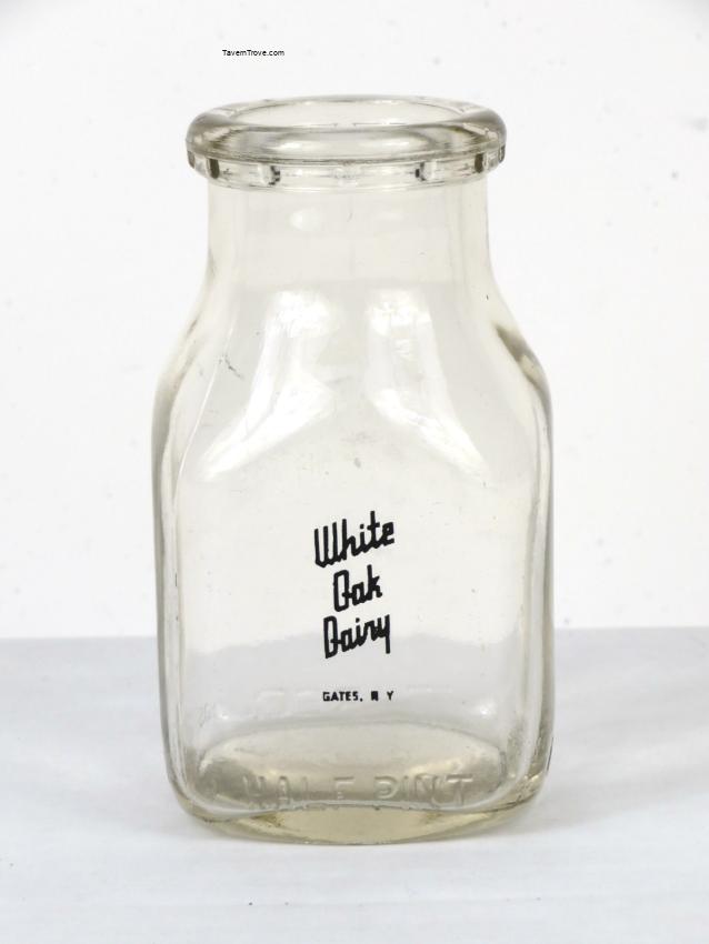 White Oak Dairy Half Pint Bottle Gates New York
