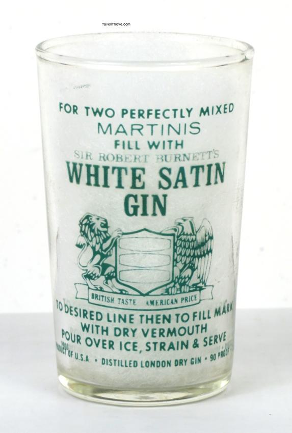 White Satin Gin 3¾ inch Tasting Glass Baltimore Maryland