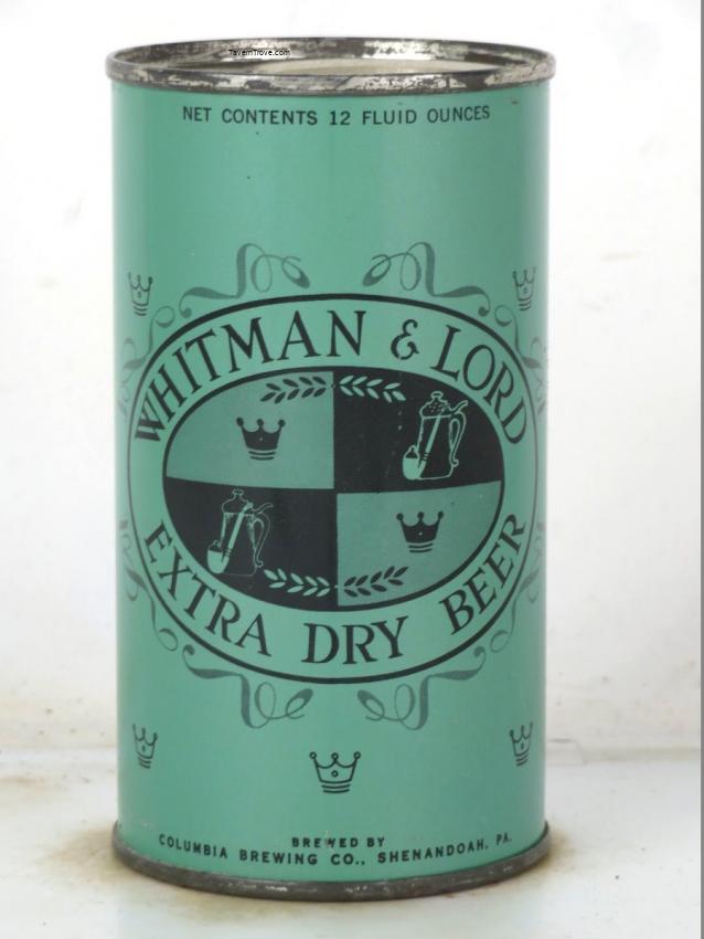 Whitman & Lord Extra Dry Beer