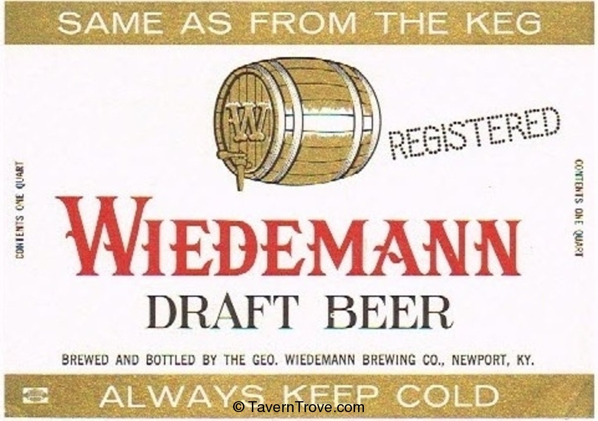 Wiedemann Draft Beer