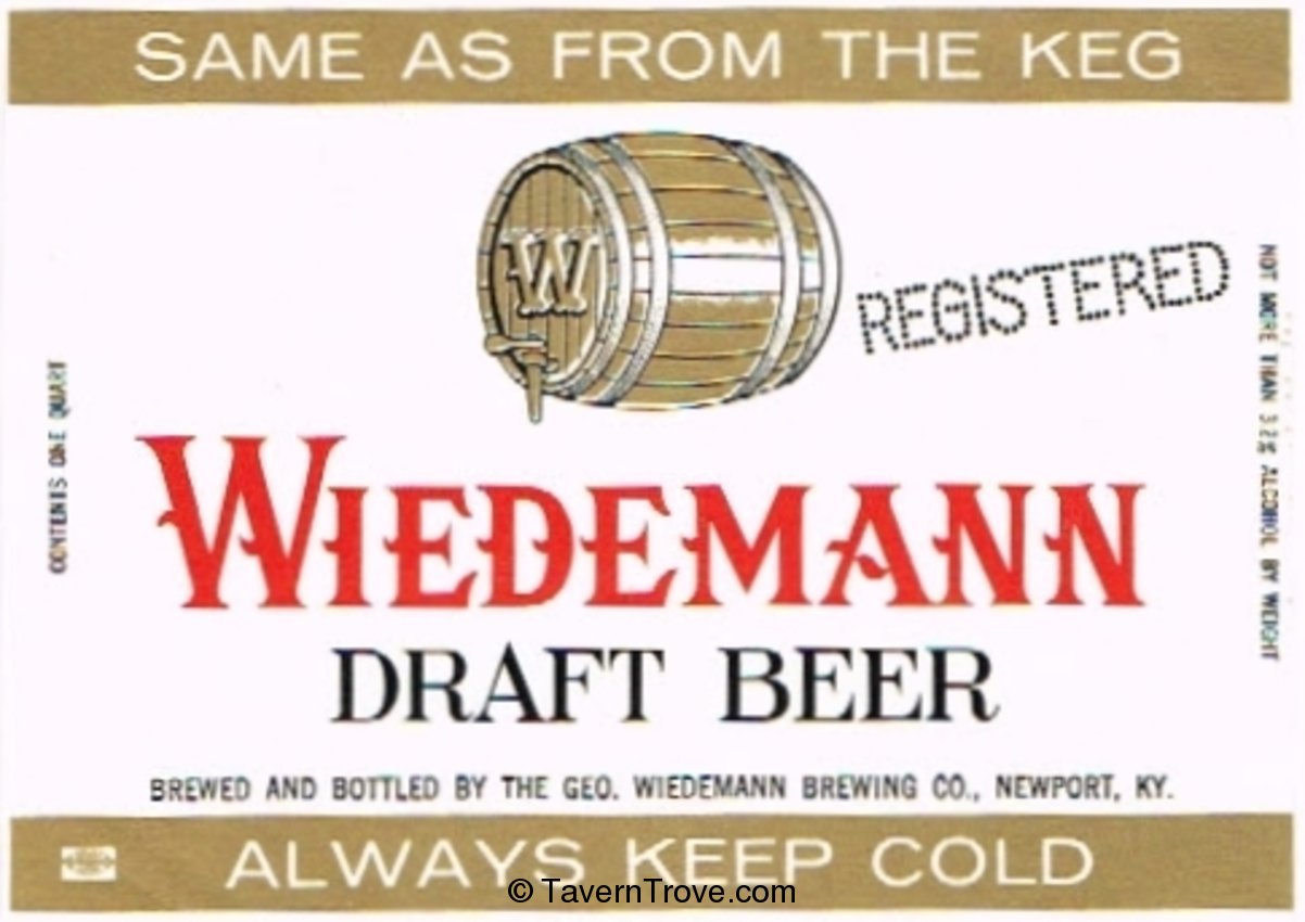 Wiedemann Draft Beer