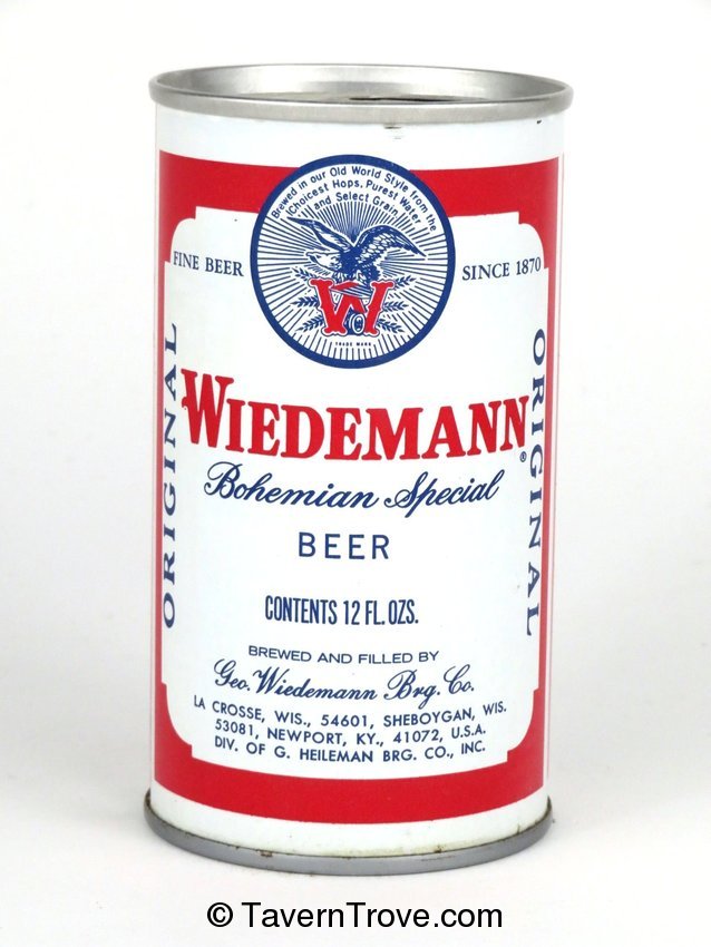 Wiedemann Bohemian Special Beer