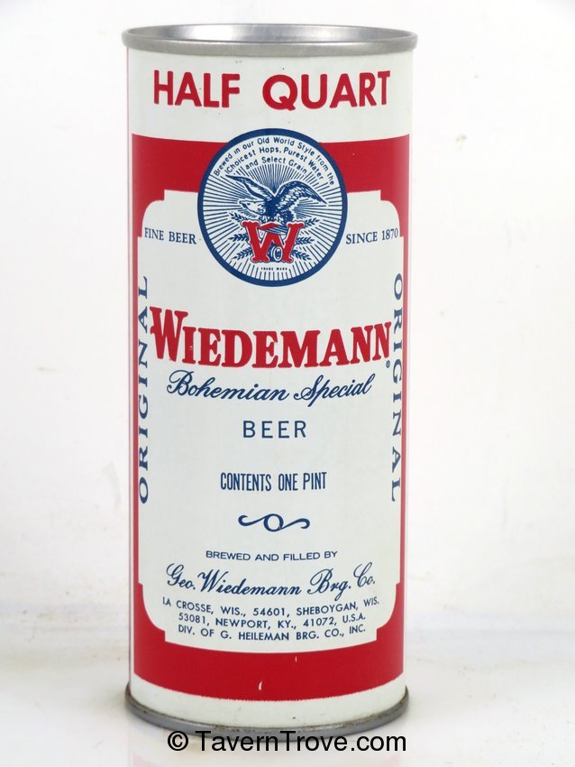 Wiedemann Bohemian Special Beer