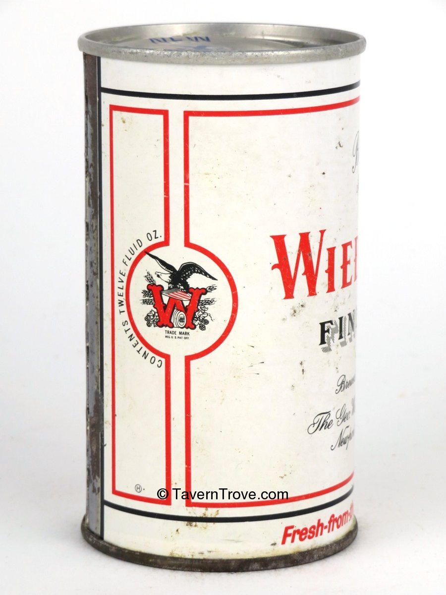 Casquette Vintage SNAPBACK Wiedemann "Fine Beer" - USA Années 70/80 - Tissu Mesh - Louisville MFG Co - Occasion Rare