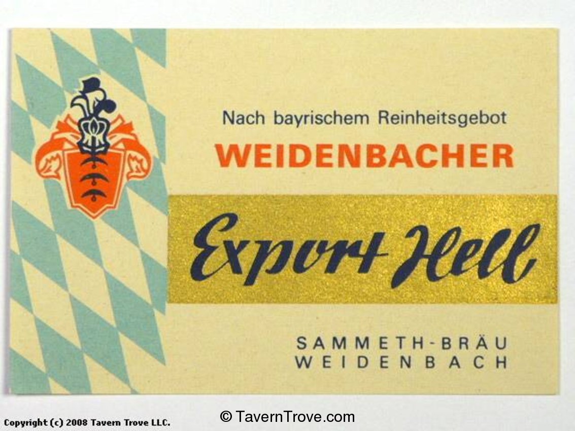 Wiedenbacher Export Hell