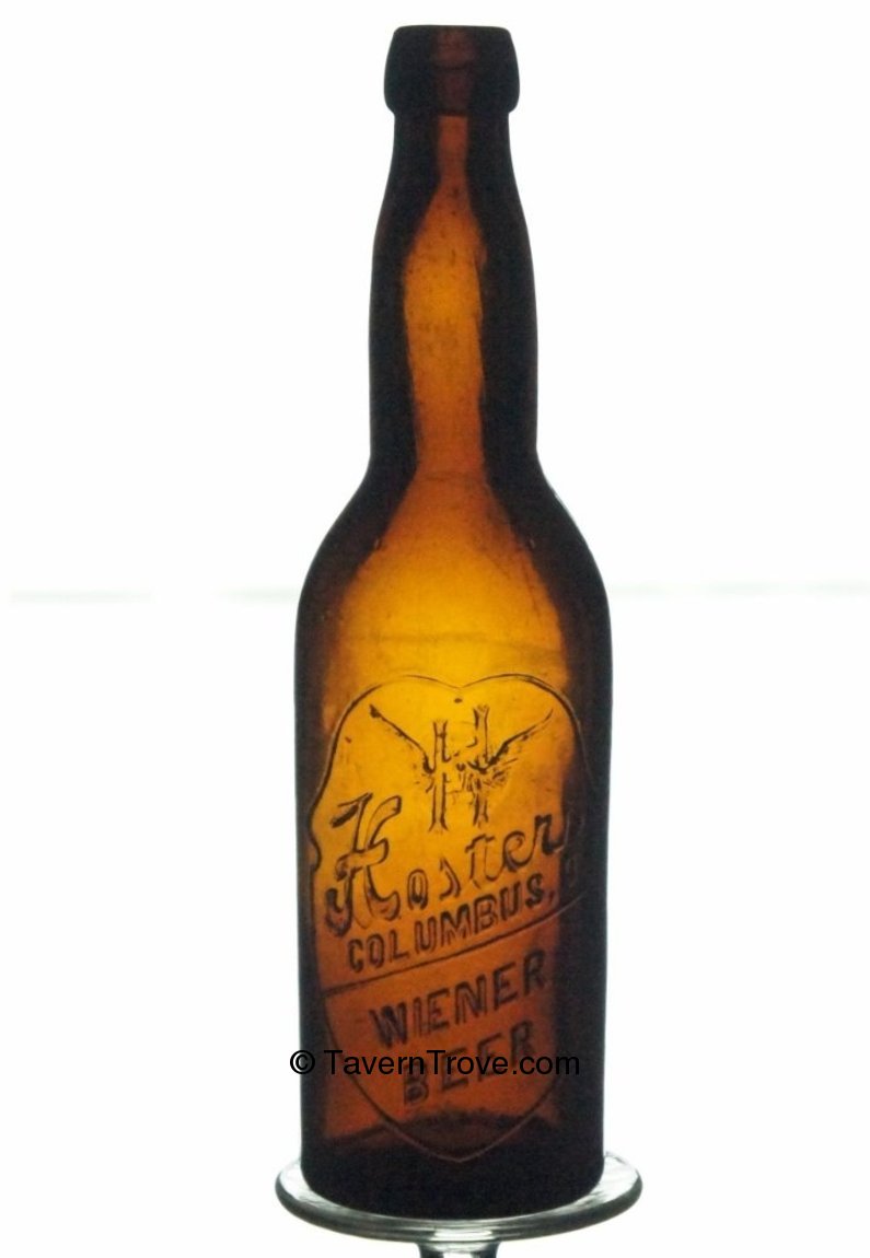Item 26732 1890 L. Hoster Brewing Co. Wiener Beer Bottle