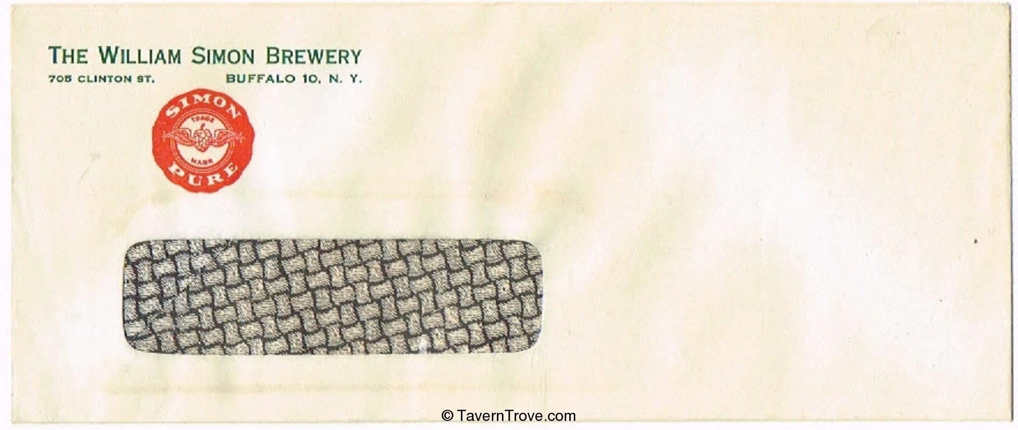 William Simon Brewery Envelope