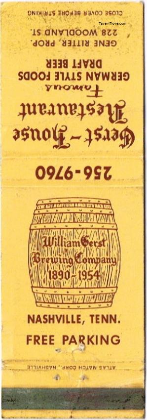 William Gerst Brewing Co.